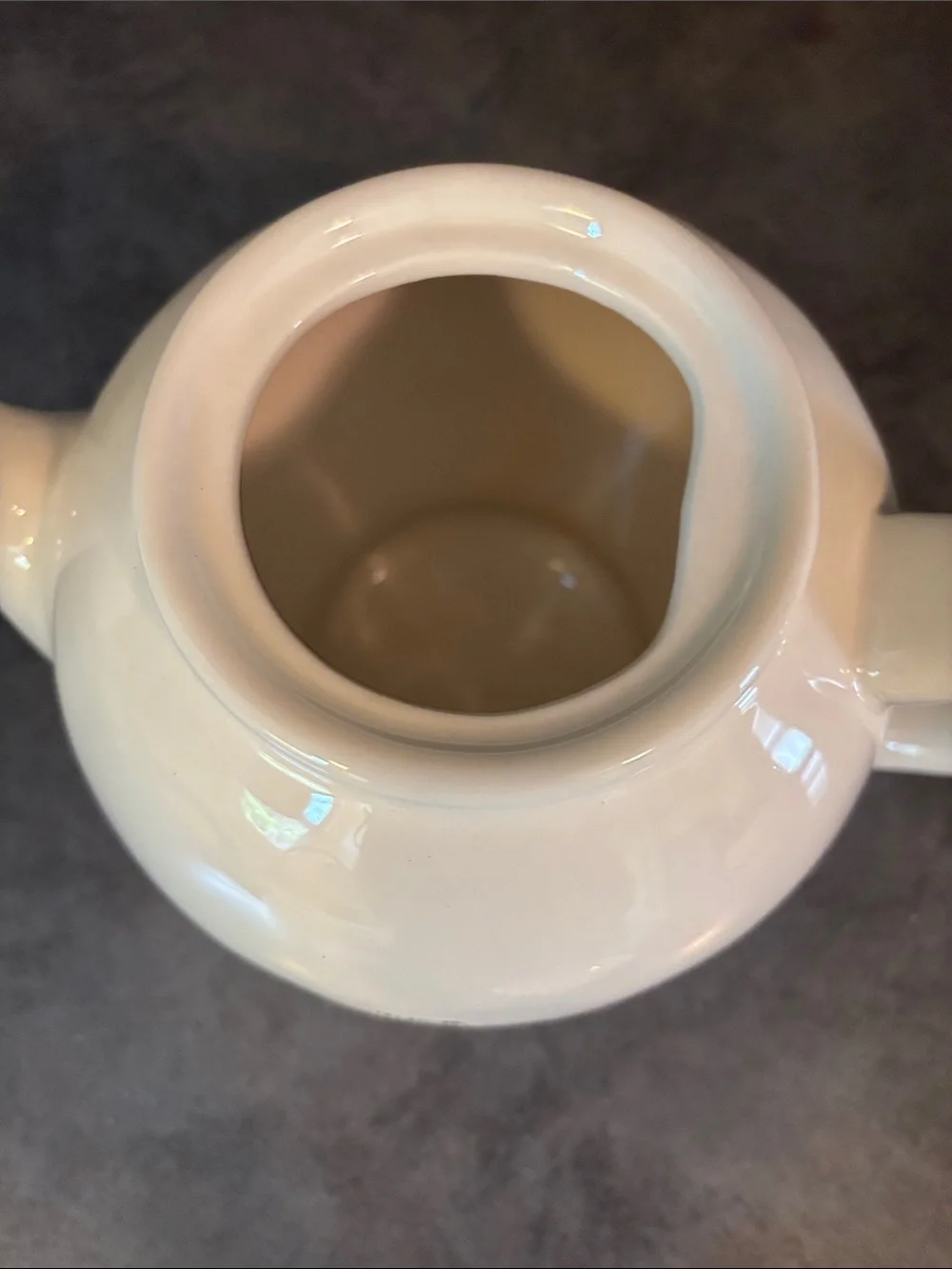 Rae Dunn White Ceramic TEA. Teapot